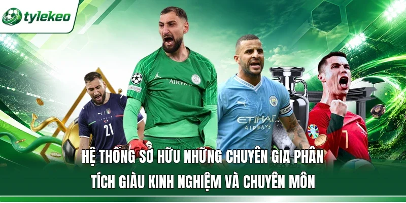 Hệ thống sở hữu những chuyên gia phân tích giàu kinh nghiệm và chuyên môn