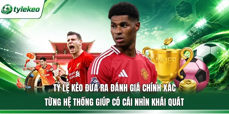 Tỷ lệ kèo đưa ra đánh giá chính xác từng hệ thống giúp có cái nhìn khái quát